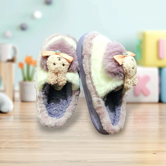 Bunny winter slippers