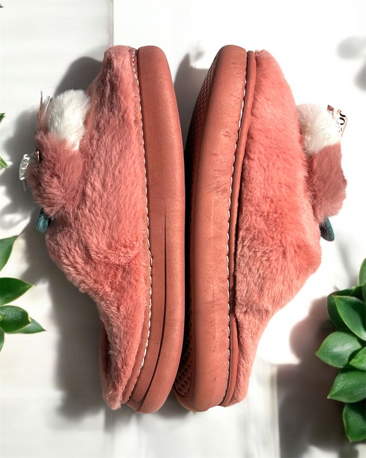 Fluffy Pink Slippers for Women – Ultra Soft & Stylish Comfort